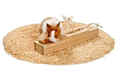 Produktbild von Karlie Rody Brain Train Cube Intelligenzspielzeug aus Holz für Nager wie Kaninchen und Ratten