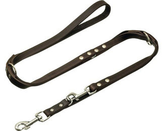 Karlie Rondo Führleine aus Kunstleder in Braun 200 cm 12 mm - 200 cm – Bild 1 von 4