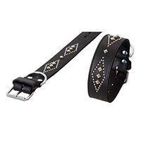 Produktbild von Karlie Rondo Halsband aus Kunstleder Schwarz Größe L 70 cm x 50 mm