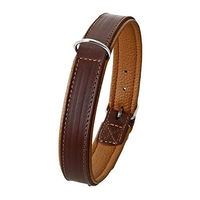 Produktbild von Karlie Rondo Halsband aus Leder Braun 20 mm 47 cm