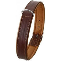Produktbild von Karlie Rondo Halsband aus Leder Braun 27 mm 62 cm