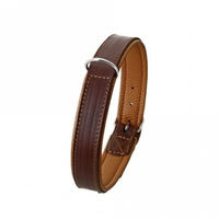 Produktbild von Karlie Rondo Halsband aus Leder Braun 27 mm 70 cm