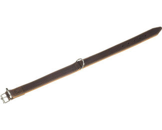 Karlie Rondo Halsband aus Leder braun Größe M wasserabweisend – Bild 1 von 2