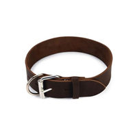 Produktbild von Karlie Rondo Halsband aus Leder mit Zugentlastung Braun Größe M