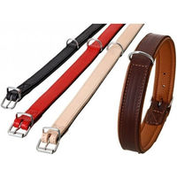 Produktbild von Karlie Rondo Halsband aus Leder Rot 22 mm 57 cm