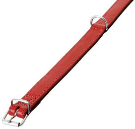 Karlie Rondo Halsband aus Leder Rot Größe L 42 cm 18 mm – Bild 1 von 2