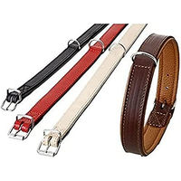 Produktbild von Karlie Rondo Halsband aus Leder Schwarz 62 cm 27 mm
