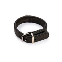 Produktbild von Karlie Rondo Halsband aus Leder Schwarz Größe L 32 cm 22 mm breit - 1 Stk.