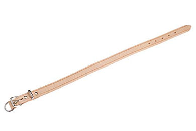 Karlie Rondo Halsband mit Zugentlastung aus Kunstleder Natur Größe L 70 cm – Bild 1 von 2