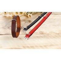 Produktbild von Karlie Rondo Hundehalsband aus Echtleder Schwarz Größe S 32cm