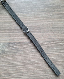 Karlie Rondo Hundehalsband aus Leder in Schwarz Grösse XS – Bild 1 von 3