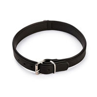 Produktbild von Karlie Rondo Hundehalsband aus Leder Schwarz 62 x 3,2 cm