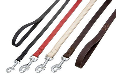 Karlie Rondo Hundeleine aus Leder in Rot 100 cm - 100 cm – Bild 1 von 2