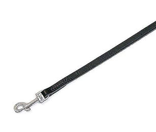 Karlie Rondo Hundeleine aus Leder Schwarz 100 cm - 100 cm – Bild 1 von 1