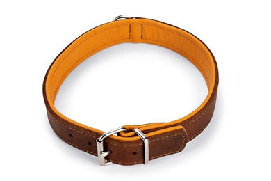 Karlie Rondo Leder Halsband für Hunde Braun Größe L – Bild 1 von 4