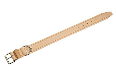 Karlie Rondo Lederhalsband extra breit Natur 75 cm – Bild 1 von 1