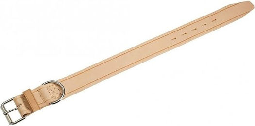 Karlie RONDO Lederhalsband extra breit Natur 85 cm 50 mm – Bild 1 von 1