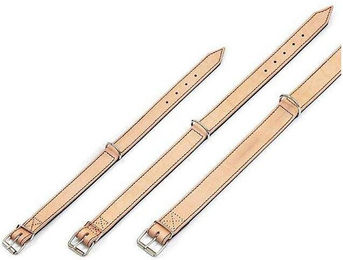 Karlie RONDO Lederhalsband für Hunde Natur/Schwarz 32 mm 62 cm – Bild 1 von 1
