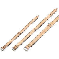 Produktbild von Karlie RONDO Lederhalsband für Hunde Natur/Schwarz 32 mm 62 cm