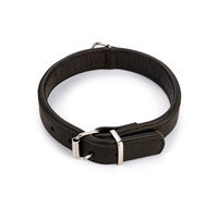 Produktbild von Karlie Rondo Lederhalsband für Hunde Schwarz Größe L