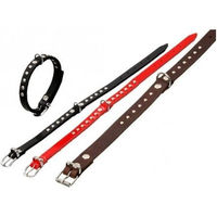 Produktbild von Karlie RONDO Lederhalsband mit Ziernieten Braun 52cm x 20mm