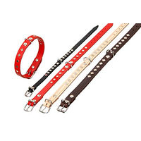 Produktbild von Karlie Rondo Square Halsband aus Leder in Natur 62 cm