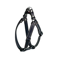 Produktbild von Karlie Rondo Step and Go Hundegeschirr aus Leder Schwarz Größe L