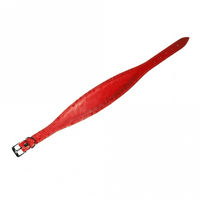 Produktbild von Karlie Rondo Windhund-Halsband aus Leder in Rot für 50cm bis 56cm Halsumfang