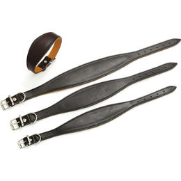 Karlie Rondo Windhundhalsband aus Leder Schwarz Größe L 45 cm x 55 mm – Bild 1 von 4