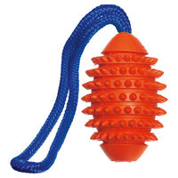 Produktbild von Karlie Ruffus Aqua Football Hundespielzeug aus Gummi Orange