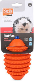 Karlie Ruffus Aqua Football Hundespielzeug aus Gummi Orange Größe L – Bild 1 von 9