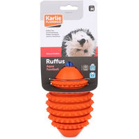 Produktbild von Karlie Ruffus Aqua Football Hundespielzeug aus Gummi Orange Größe L