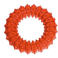 Produktbild von Karlie Ruffus Kauspielzeug Aqua Ring aus Gummi Orange 12 cm