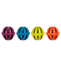 Produktbild von Karlie Ruffus Planet Hundespielzeug Snackball aus Gummi 7cm bunt