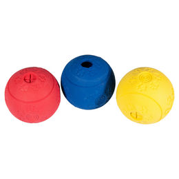 Karlie Ruffus Vollgummi Futterball Intelligenzspielzeug für Hunde Welpen Bunt - 7 cm – Bild 1 von 5