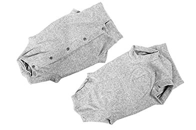 Karlie Safety Body Wundschutz-Body für Hunde aus Baumwolle Grau Größe M - 1 Stk. – Bild 1 von 6
