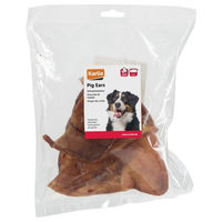 Produktbild von Karlie Schweineohren groß 3 Stück Naturkauartikel für Hunde glutenfrei und ohne Farb- und Aromastoffe - 10 x 3 Stk.