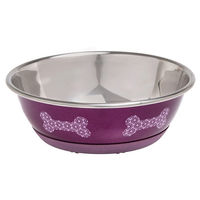 Produktbild von Karlie Selecta Futternapf aus Edelstahl Pink Bone 500 ml