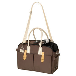 Produktbild von Karlie Shopper City Tragetasche für kleine Tiere aus Nylon in Braun