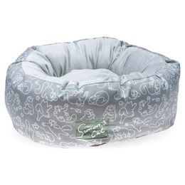 Karlie Simon's Cat Katzenliegebett Grau Stoff Größe L 55x55x20cm – Bild 1 von 13