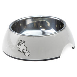 Karlie Simon's Cat Katzennapf aus Edelstahl hellgrau 160 ml - 160 ml – Bild 1 von 9