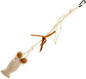 Karlie Sisal Fleety Fisch Kratzspielzeug für Katzen in Beige 64 cm – Bild 1 von 1