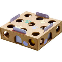 Produktbild von Karlie Smart Cat Activity Box Intelligenzspielzeug aus Holz für Katzen in Braun