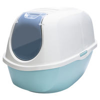 Produktbild von Karlie Smart Cat Haubentoilette für Katzen in Aquarell Blau Größe L