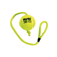 Produktbild von Karlie Smash! Hundespielzeug Tennisball mit Baumwollkordel Gelb Grün Größe L