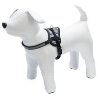 Produktbild von Karlie Teeny Weeny Hundegeschirr aus Nylon Schwarz-Weiß Größe S für Welpen