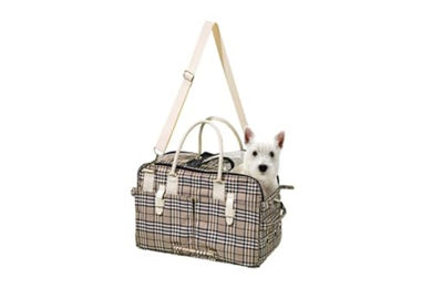Karlie Tragetasche English Style Transportbox aus Polyester wasserabweisend für kleine Hunde und Katzen – Bild 1 von 4