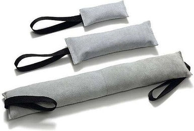 Karlie Trainingsdummy aus Leder für Hunde Grau 60 x 10 cm – Bild 1 von 2