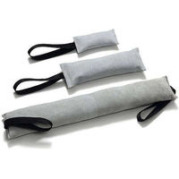 Produktbild von Karlie Trainingsdummy aus Leder für Hunde Grau 60 x 10 cm