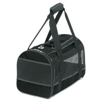 Produktbild von Karlie Transportbox Divina Tragetasche für Kleintiere Schwarz 40 x 26 x 26 cm